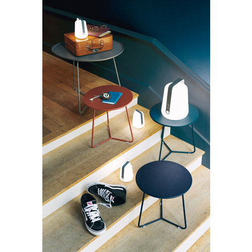 Fermob Cocotte bijzettafel citron givré metaal Ø 34,5 x H 36