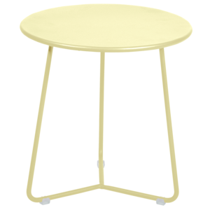 Fermob Cocotte table d'appoint citron givré en métal Ø 34,5 x H 36