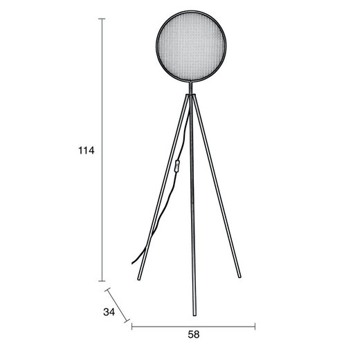 Zuiver Sien vloerlamp