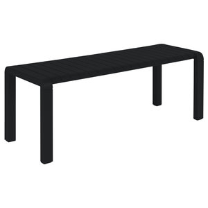 Zuiver Vondel banc de jardin noir