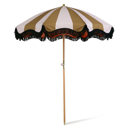 HKLiving Strandparasol classic nude/mustard HKLiving Strandparasol classic nude/mustard