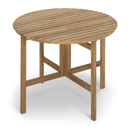 Skagerak Selandia ronde opklapbare tuintafel teak Ø 94 Skagerak Selandia ronde opklapbare tuintafel teak Ø 94
