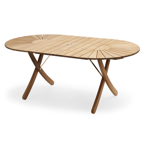 Skagerak Selandia verlengbare ovale tuintafel 180/280 x 100 Skagerak Selandia verlengbare ovale tuintafel 180/280 x 100
