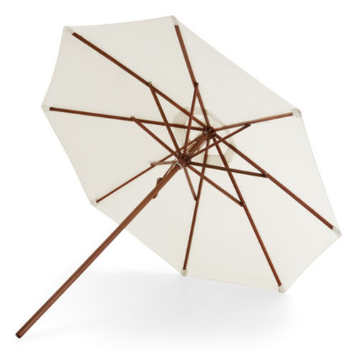 Skagerak Messina parasol wit/meranti rond