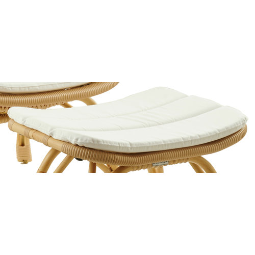 Sika Design Monet voetenbank alu-rattan kussen Sika Design Monet voetenbank alu-rattan kussen