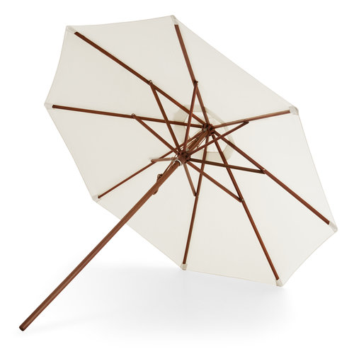 Skagerak Messina parasol wit/meranti rond