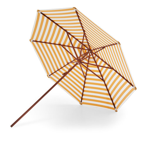 Skagerak Messina parasol gele strepen Ø270 Skagerak Messina parasol gele strepen Ø270