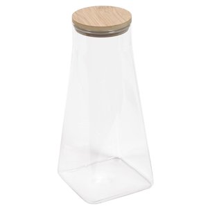 Adalis grand bocal de conservation en verre transparent Adalis grand bocal de conservation en verre transparent