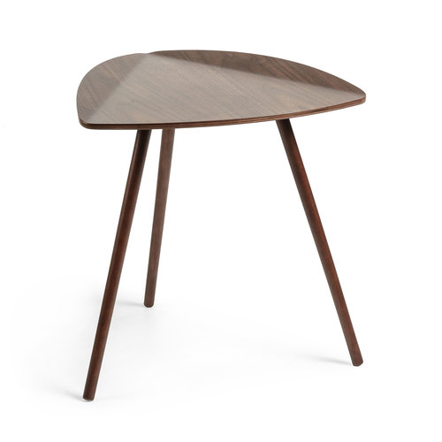 Kave Home Damasc bijzettafel walnootfineer 45 x 47 Kave Home Damasc bijzettafel walnootfineer 45 x 47