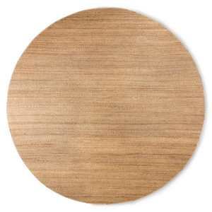 HKLiving Tapis rond tissé en chanvre ∅ 250 cm