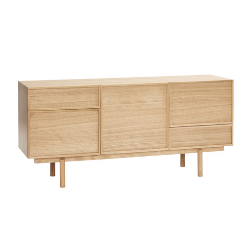 Hübsch Dressoir natuur eik FSC - TOONZAALMODEL Hübsch Dressoir natuur eik FSC - TOONZAALMODEL