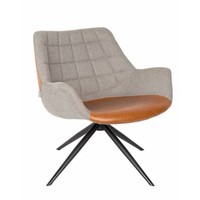 Doulton vintage bruin lounge stoel