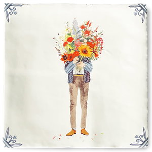 StoryTiles All you need is flowers carreau small