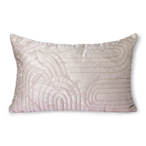 HKLiving Coussin matelassé nude rose