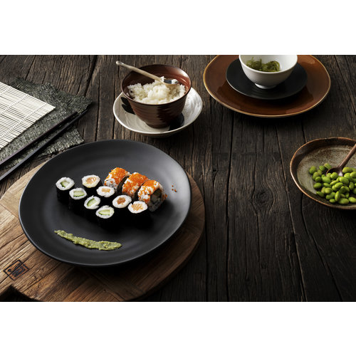 HKLiving Kyoto japans eetbord mat zwart