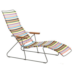 Houe Click chaise longue multicolore