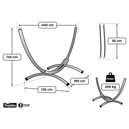 Tropilex Arc hangmatstandaard familie