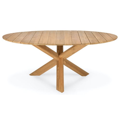 Ethnicraft Circle outdoor eettafel