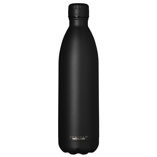 Scanpan To go drinkfles vacuüm Black 1000 ml