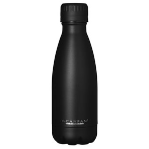 Scanpan To go drinkfles vacuüm Black 350 ml