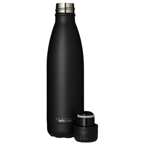 Scanpan To go drinkfles vacuüm Black 500 ml