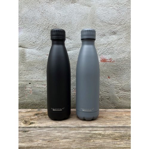 Scanpan To go drinkfles vacuüm Black 1000 ml