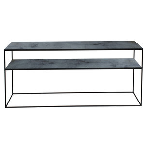 Ethnicraft Aged sofa console charcoal