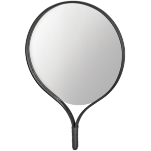 Bolia Racquet miroir rond en chêne noir 70 x H 101 Bolia Racquet miroir rond en chêne noir 70 x H 101