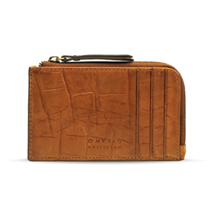 O My Bag Lola porte-monnaie cognac en cuir croco classique cognac O My Bag Lola porte-monnaie cognac en cuir croco classique cognac