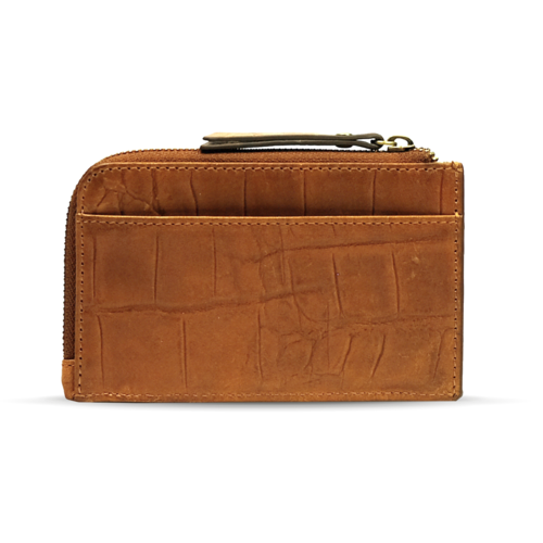 O My Bag Lola geldbeugel cognac - klassiek crocoleder cognac O My Bag Lola geldbeugel cognac - klassiek crocoleder cognac