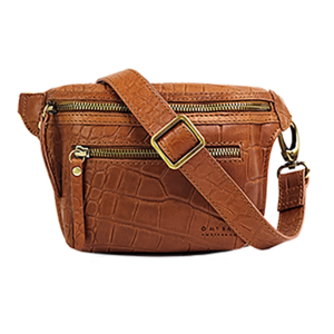 O My Bag Beck's sac banane en cuir soft grain croco wild oak