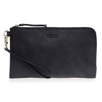 Travel wallet - klassiek leder zwart