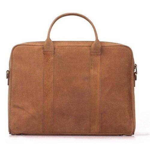 O My Bag The Harvey werktas - hunter leather camel