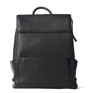 O My Bag Jean sac à dos en cuir soft grain noir O My Bag Jean sac à dos en cuir soft grain noir