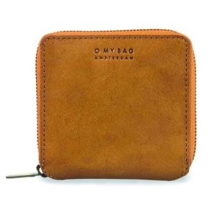 O My Bag Sonny portefeuille carré en cuir stromboli cognac O My Bag Sonny portefeuille carré en cuir stromboli cognac