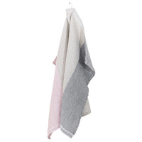 TERVA handdoek multi-rose washed linen-tencel-cotton