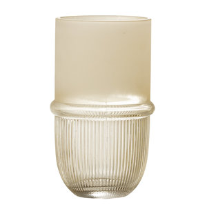 Bloomingville Belise vase en verre naturel