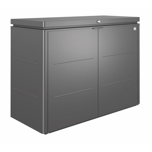 Biohort Highboard tuinkast donkergrijs metallic