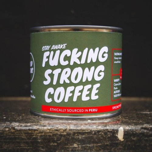 Goodbeans "Fucking Strong Coffee" bonen Peru Goodbeans "Fucking Strong Coffee" bonen Peru