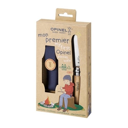 Opinel Mijn Eerste Opinel kinderzakmes - set mes + etui Opinel Mijn Eerste Opinel kinderzakmes - set mes + etui