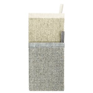 Lapuan Kankurit MERI gant de gommage blanc et naturel en éponge lin