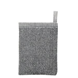 Lapuan Kankurit MERI gant de gommage blanc et noir en éponge lin