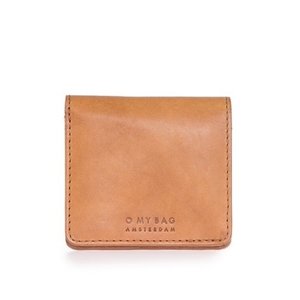 O My Bag Alex portefeuille pliable en cuir classique cognac O My Bag Alex portefeuille pliable en cuir classique cognac