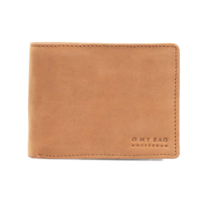 Tobi's portefeuille - hunter leder camel