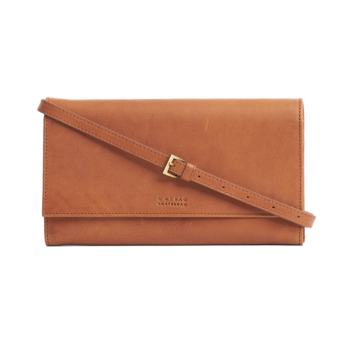 O My Bag Kirsty clutch - stromboli leather cognac O My Bag Kirsty clutch - stromboli leather cognac