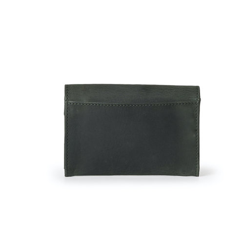 Jo's portefeuille - hunter leather groen