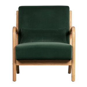 WOOOD Mark fauteuil en velours ou tissé