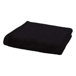 Aquanova London grande serviette de bain noire 70 x 130