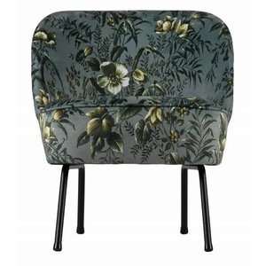 BePureHome Vogue fauteuil fluweel poppy