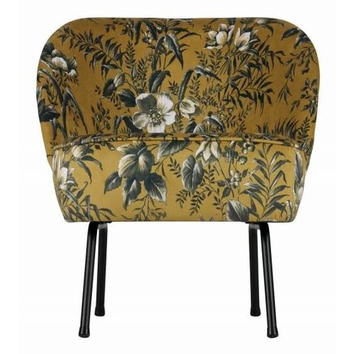 BePureHome Vogue fauteuil fluweel poppy